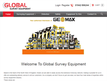 Tablet Screenshot of globalsurveyequipment.com